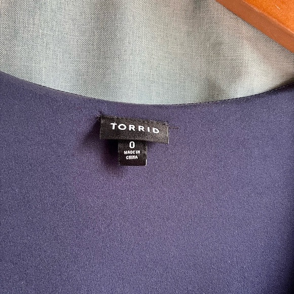 Blue mini A line dress from Torrid - Picture 4 of 5